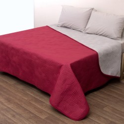 Κουβερλί Μονό Σόνικ Bordeaux-Grey Micro Viopros (160x230) 1Τεμ