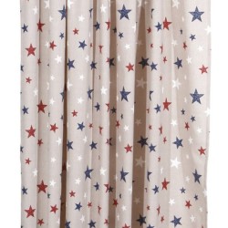 Κουρτίνα Παιδική Με Τρέσα Curtains Kids Σκάι Red Viopros (280x270) 1Τεμ
