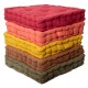 Μαξιλάρι Δαπέδου 581 24-Χακί Cotton Viopros (40x40x8) 1Τεμ