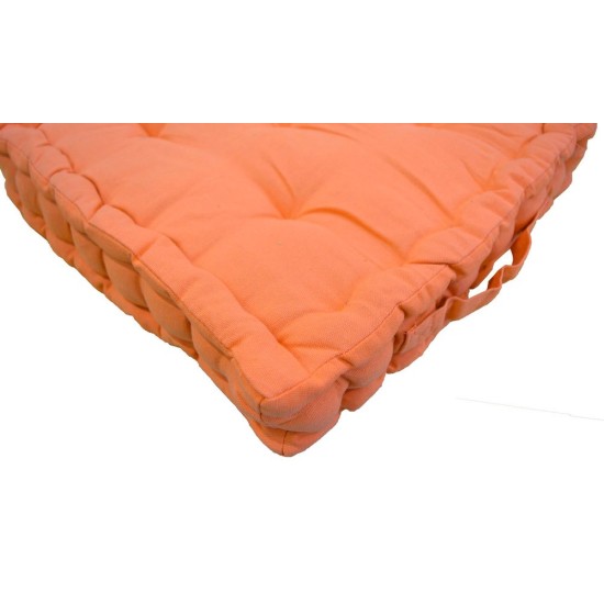 Μαξιλάρι Δαπέδου 581 27-Τερρακότα Cotton Viopros (40x40x8) 1Τεμ