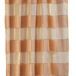 Κουρτίνα Με Τρέσα Curtains 12451 2 Beige Οργαντίνα Jacquard Viopros (140x270) 1Τεμ