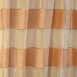 Κουρτίνα Με Τρέσα Curtains 12451 2 Beige Οργαντίνα Jacquard Viopros (140x270) 1Τεμ