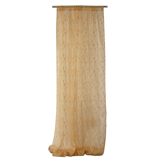 Κουρτίνα Με Τρέσα Curtains Νέλα Οργαντίνα Jacquard Viopros (140x270) 1Τεμ