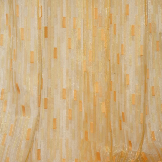 Κουρτίνα Με Τρέσα Curtains Νέλα Οργαντίνα Jacquard Viopros (140x270) 1Τεμ