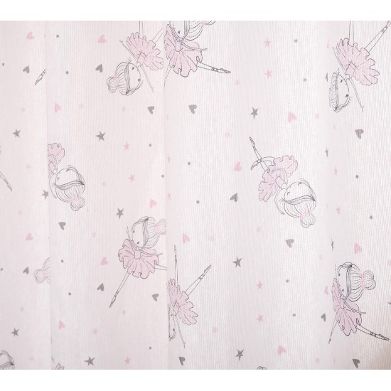 Κουρτίνα Παιδική Με Τρέσα Curtains Kids Ελιάνα Loneta Viopros (280x270) 1Τεμ