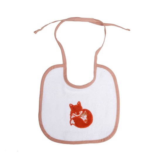 Σαλιάρα Βρεφική Πετσετέ Baby Φοξ Με Κέντημα Cotton Viopros (25x25) 1Τεμ Σαλιάρα Βρεφική Πετσετέ Baby Φοξ Με Κέντημα Cotton Viopros (25x25) 1Τεμ