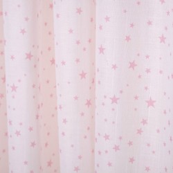 Κουρτίνα Με Τρέσα Curtains Εστέλε Pink Γάζα Viopros (280x270) 1Τεμ