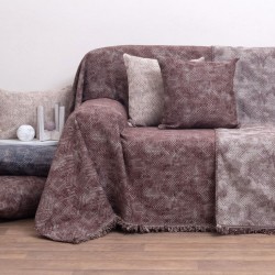 Ριχτάρι Πολυθρόνας Chenille 2209 Brown Jacquard Viopros (180x180) 1Τεμ