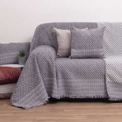 Ριχτάρι Τετραθέσιου Chenille 2211 Grey Jacquard Viopros (180x320) 1Τεμ Ριχτάρι Τετραθέσιου Chenille 2211 Grey Jacquard Viopros (180x320) 1Τεμ