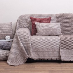 Ριχτάρι Τετραθέσιου Chenille 2211 Linen Jacquard Viopros (180x320) 1Τεμ Ριχτάρι Τετραθέσιου Chenille 2211 Linen Jacquard Viopros (180x320) 1Τεμ