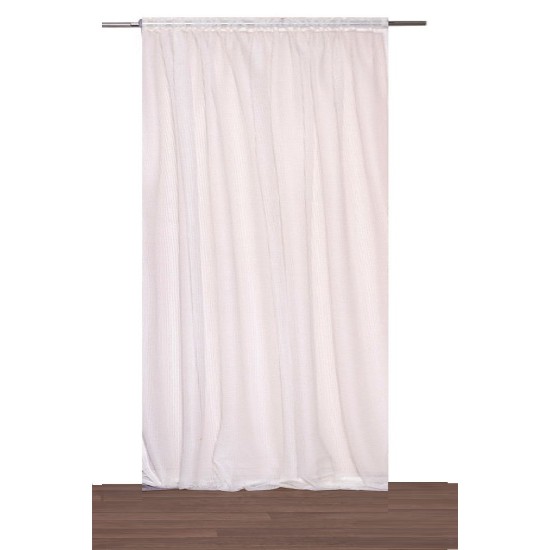 Κουρτίνα με Τρέσα Curtains 1630 Ecru Διχτάκι Viopros (140x270) 1Τεμ