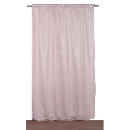 Κουρτίνα με Τρέσα Curtains 1070 Beige Τούλι Jacquard Viopros (140x270) 1Τεμ