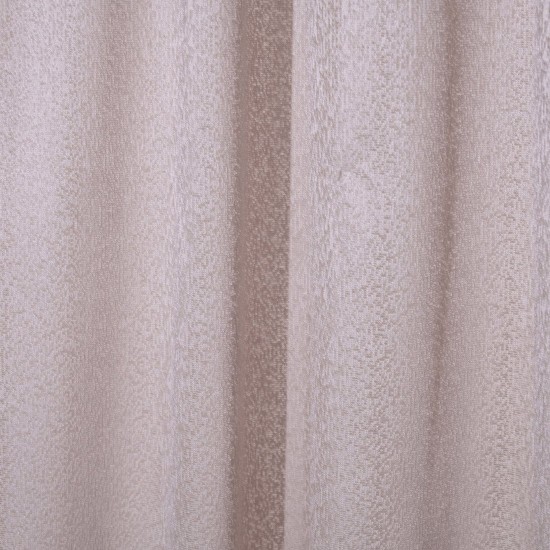 Κουρτίνα με Τρέσα Curtains 1070 Beige Τούλι Jacquard Viopros (140x270) 1Τεμ