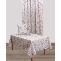 Τραπεζομάντηλο Dinner Ρούμπι Beige Loneta Viopros (140x140) 1Τεμ