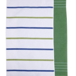 Ποτηρόπανα Σετ Kitchen 361 Blue Cotton Viopros (40x60) 2Τεμ