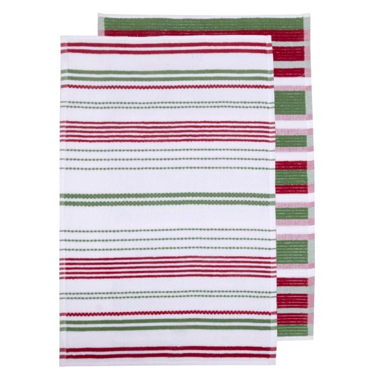 Ποτηρόπανα Kitchen 364 Cotton Viopros (40x60) 2Τεμ