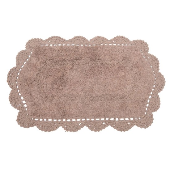 Πατάκι Μπάνιου Bathmats Τάνια Linen Cotton Viopros (45x75) 1Τεμ