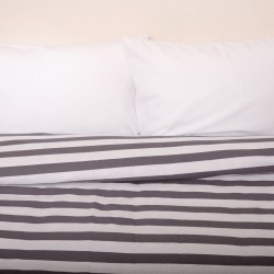 Σεντόνια Φανελένια  Μονά Σετ Flannels 2056 Cotton Viopros (100x200+25 ) Με Λάστιχο 3Τεμ