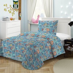 Κουβερλί Παιδικό Μονό Σετ 5406 Microfiber Viopros (160x240) 2Τεμ