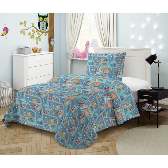 Κουβερλί Παιδικό Μονό Σετ 5406 Microfiber Viopros (160x240) 2Τεμ