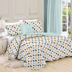 Κουβερλί Παιδικό Μονό Σετ 5407 Microfiber Viopros (160x240) 2Τεμ