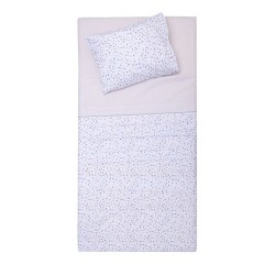 Σεντόνια Βρεφικά Κούνιας Σετ Kids Νίνα Beige Cotton Viopros (120x160) 3Τεμ