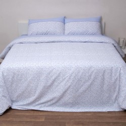 Κουβερλί Μονό Σετ Fresh Νίνα L.Blue Cotton Viopros (160x240) 2Τεμ