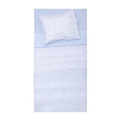 Σεντόνια Λίκνου Σετ Kids Νίνα L.Blue Cotton Viopros (80x100) 2Τεμ Σεντόνια Λίκνου Σετ Kids Νίνα L.Blue Cotton Viopros (80x100) 2Τεμ