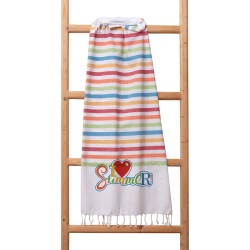 Πετσέτα Θαλάσσης Παρεό Beach Towels Σάνυ Cotton Viopros (90x170) 1Τεμ