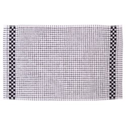 Ποτηρόπανα Kitchen Carol Black Cotton Viopros (45x75) 1Τεμ Ποτηρόπανα Kitchen Carol Black Cotton Viopros (45x75) 1Τεμ