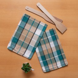 Ποτηρόπανα Σετ Kitchen Sef Green Cotton Viopros (40x60) 2Τεμ Ποτηρόπανα Σετ Kitchen Sef Green Cotton Viopros (40x60) 2Τεμ