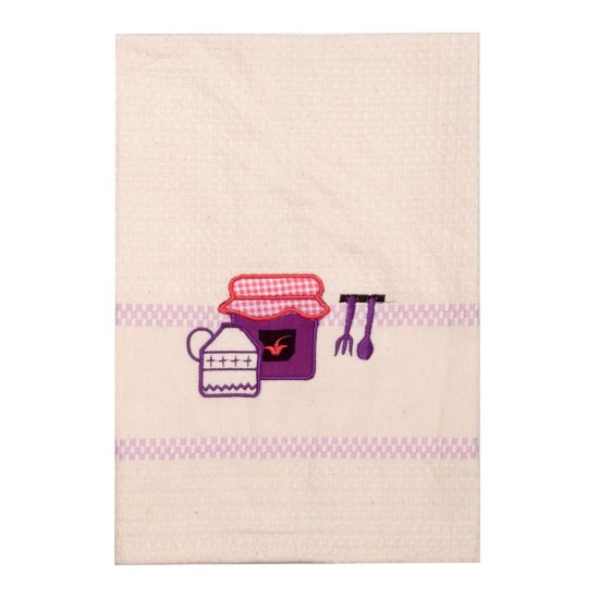Ποτηρόπανα Σετ Kitchen 502 Cotton Viopros (45x65) 2Τεμ