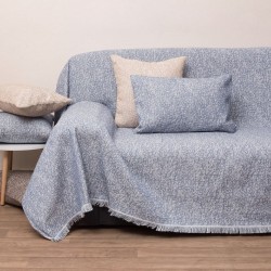 Ριχτάρι Διθέσιου Throws 3020 Denim Jacquard Cotton Viopros (180x240) 1Τεμ