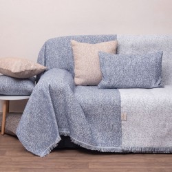 Ριχτάρι Διθέσιου Throws 3020 Denim Jacquard Cotton Viopros (180x240) 1Τεμ