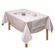 Τραπεζομάντηλο Αλέκιαστο Dinner Ideas Korina Beige Jacquard Viopros (140x180) 2Τεμ