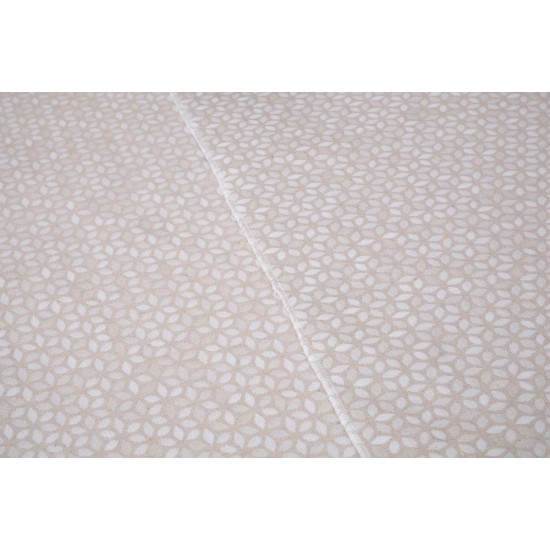 Τραπεζομάντηλο Αλέκιαστο Dinner Ideas Korina Beige Jacquard Viopros (140x180) 2Τεμ