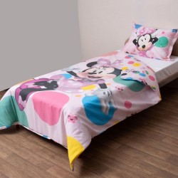 Παπλωματοθήκη Παιδική Μονή Σετ Disney Minnie 51 Cotton Viopros (160x200) 2Τεμ