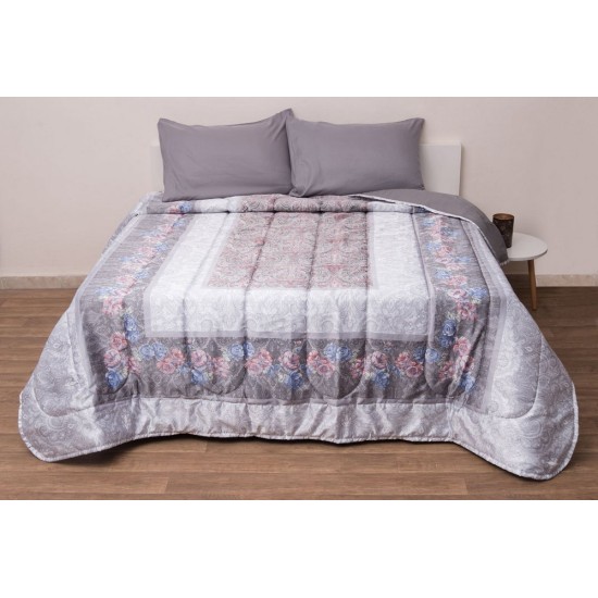 Κουβερλί Υπέρδιπλο Σετ 5360 Grey Viopros (230x250) 3Τεμ Κουβερλί Υπέρδιπλο Σετ 5360 Grey Viopros (230x250) 3Τεμ