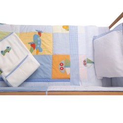 Σετ Κούνιας Baby 4551 Απλικέ Viopros 6Τεμ