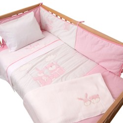 Σετ Κούνιας Baby 4552 Απλικέ Viopros 6Τεμ