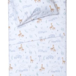 Σεντόνια Βρεφικά Φανελένια Λίκνου Σετ Kids Flannels 2640 Cotton Viopros (80x100) 2Τεμ