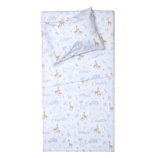 Σεντόνια Βρεφικά Φανελένια Λίκνου Σετ Kids Flannels 2640 Cotton Viopros (80x100) 2Τεμ