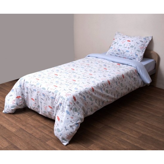 Παπλωματοθήκη Παιδική Φανελένια Μονή Σετ Kids Flannels 2641 Cotton Viopros (160x240) 2Τεμ Παπλωματοθήκη Παιδική Φανελένια Μονή Σετ Kids Flannels 2641 Cotton Viopros (160x240) 2Τεμ