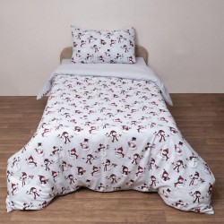 Παπλωματοθήκη Παιδική Φανελένια Μονή Σετ Kids Flannels 2642 Cotton Viopros (160x240) 2Τεμ