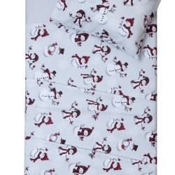 Παπλωματοθήκη Βρεφική Φανελένια Κούνιας Σετ Kids Flannels 2642 Cotton Viopros (120x160) 2Τεμ