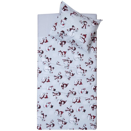 Παπλωματοθήκη Βρεφική Φανελένια Κούνιας Σετ Kids Flannels 2642 Cotton Viopros (120x160) 2Τεμ