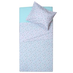 Σεντόνια Βρεφικά Φανελένια Κούνιας Σετ Kids Flannels 2644 Cotton Viopros (115x165) 3Τεμ