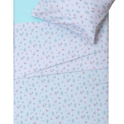 Παπλωματοθήκη Βρεφική Φανελένια Κούνιας Σετ Kids Flannels 2644 Cotton Viopros (120x160) 2Τεμ