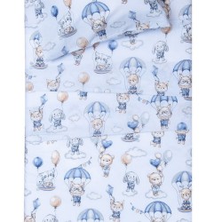 Κουβερλί Βρεφικό Κούνιας Baby Όλιβερ Cotton Viopros (120x160) 1Τεμ