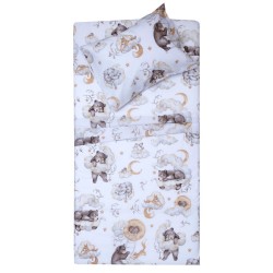 Σεντόνια Λίκνου Σετ Baby Ντριμ Cotton Viopros (80x100) 2Τεμ